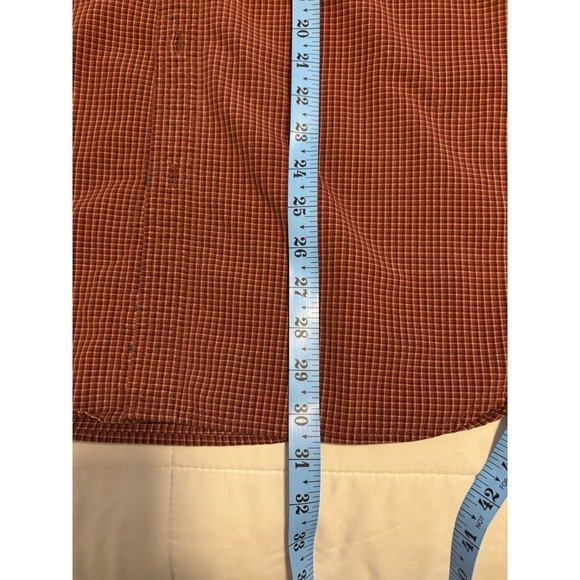 Classic‎ American Columbia Men's Long Sleeve Button Down Shirt Red Plaid Size L - Picture 6 of 8